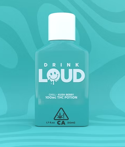 Photograph of product: Drink Loud | Kush Berry 5:1 | 100mg Tincture
