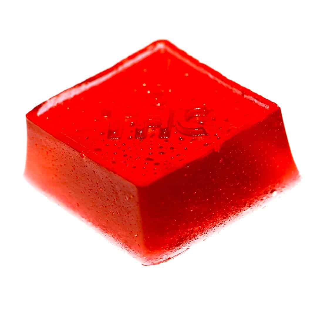 Photograph of product: Raspberry Gummies (H) - 100MG