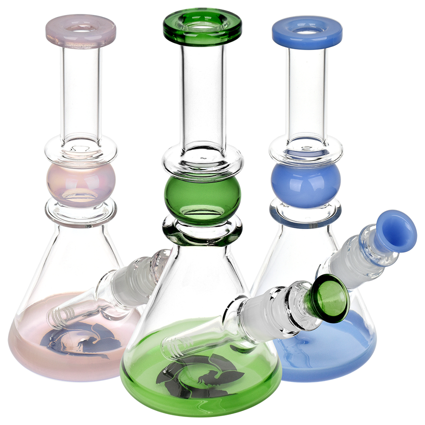Photograph of product: Glass house Orb Beaker Bong