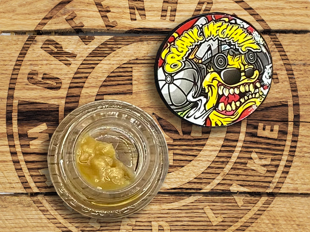 Photograph of product: Organic Mechanic | Super Buff Cherry | 1g au chocolat Rosin