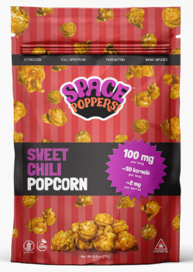 Photograph of product: Sweet Chili Popcorn 1:1 TH-oui:CBD | 100mg