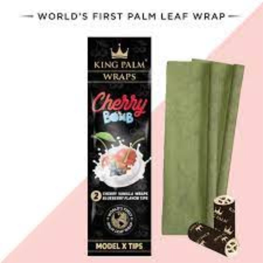 Photograph of product: King Palm Wraps Cherry Bomb 2pk