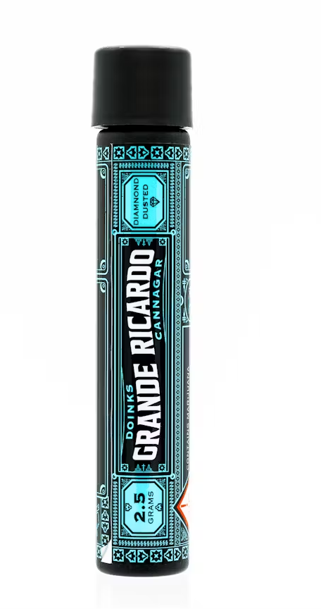 Photograph of product: Grande Ricardo | Orange Push Pop | Diamond Dusted Cannagar
