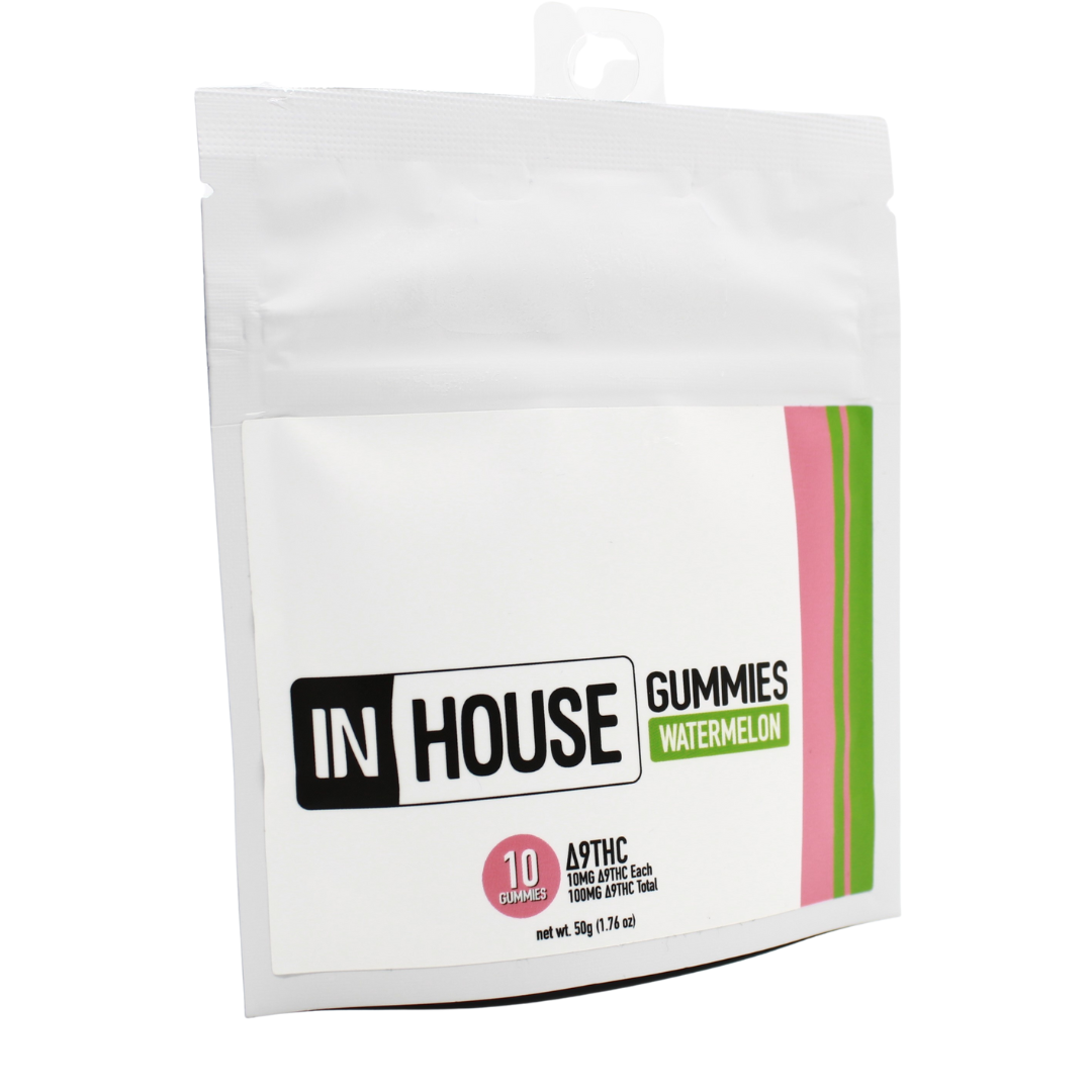 Photograph of product: In House Cherry Lemonade Fast Acting 10pk of 10mg Gummies