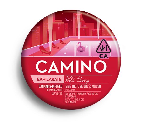 Photograph of product: WILD CHERRY THC:CBC:CBG 5:5:5 100MG 20 PACK GUMMIES