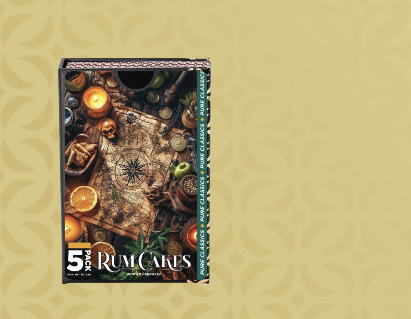 Photograph of product: AU Goldkine: Rum Cakes x 5) 5-Pack