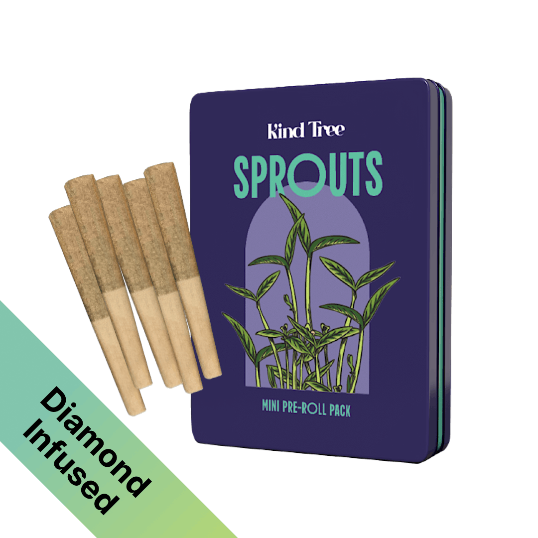 Photograph of product: Cherry Slushee I Infused Pre Rolls I 5 Pack I 1.75g I Kind Tree