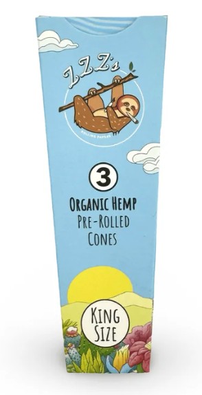 Photograph of product: Stoner Sloth | King Size | Cones 3pk