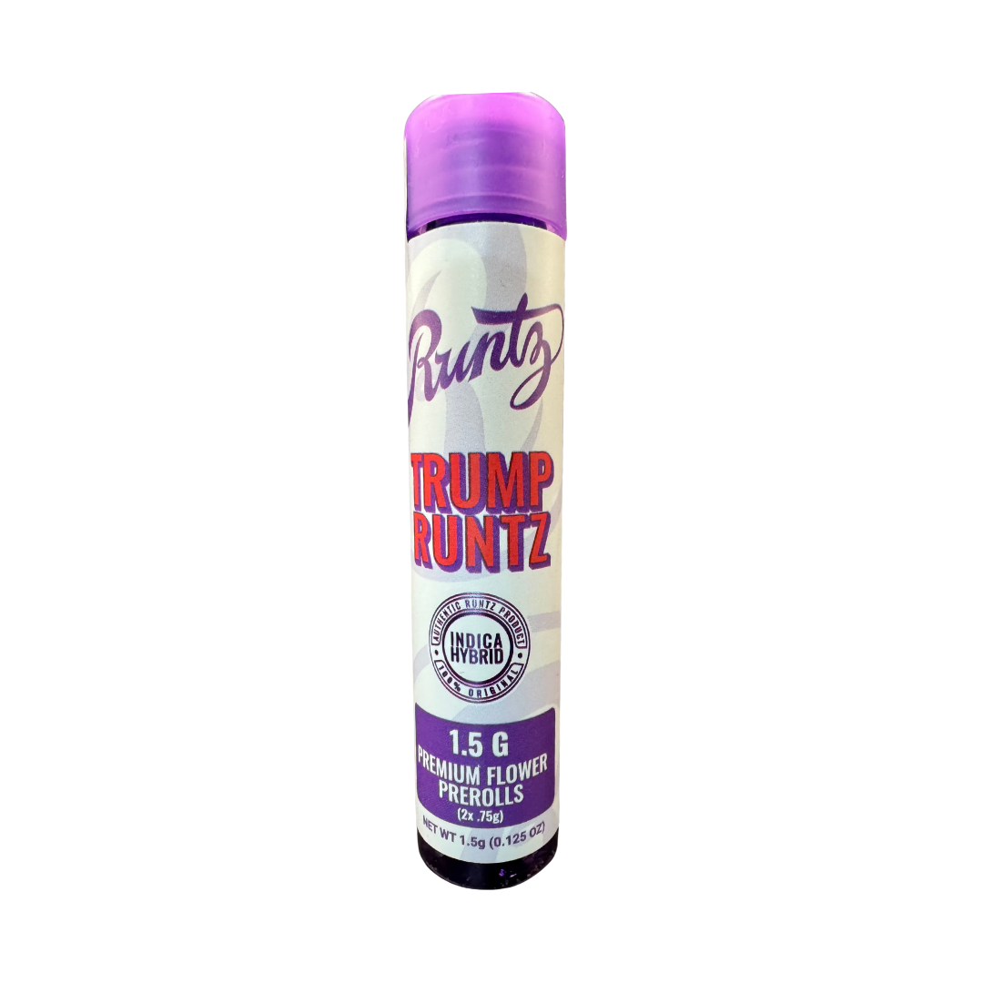 Photograph of product: RUNTZ | 0.75g Pre-Roll 2pk |  Trump Runtz