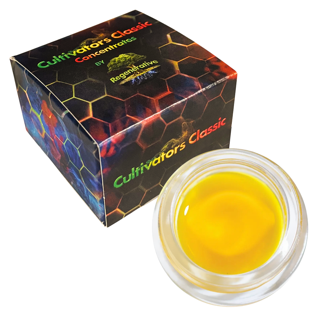 Photograph of product: Cultivators Classic | SFV OG | Live Sauce | 1g