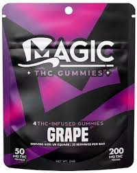 Photograph of product: Grape Gummies 200mg (4pk) (I)