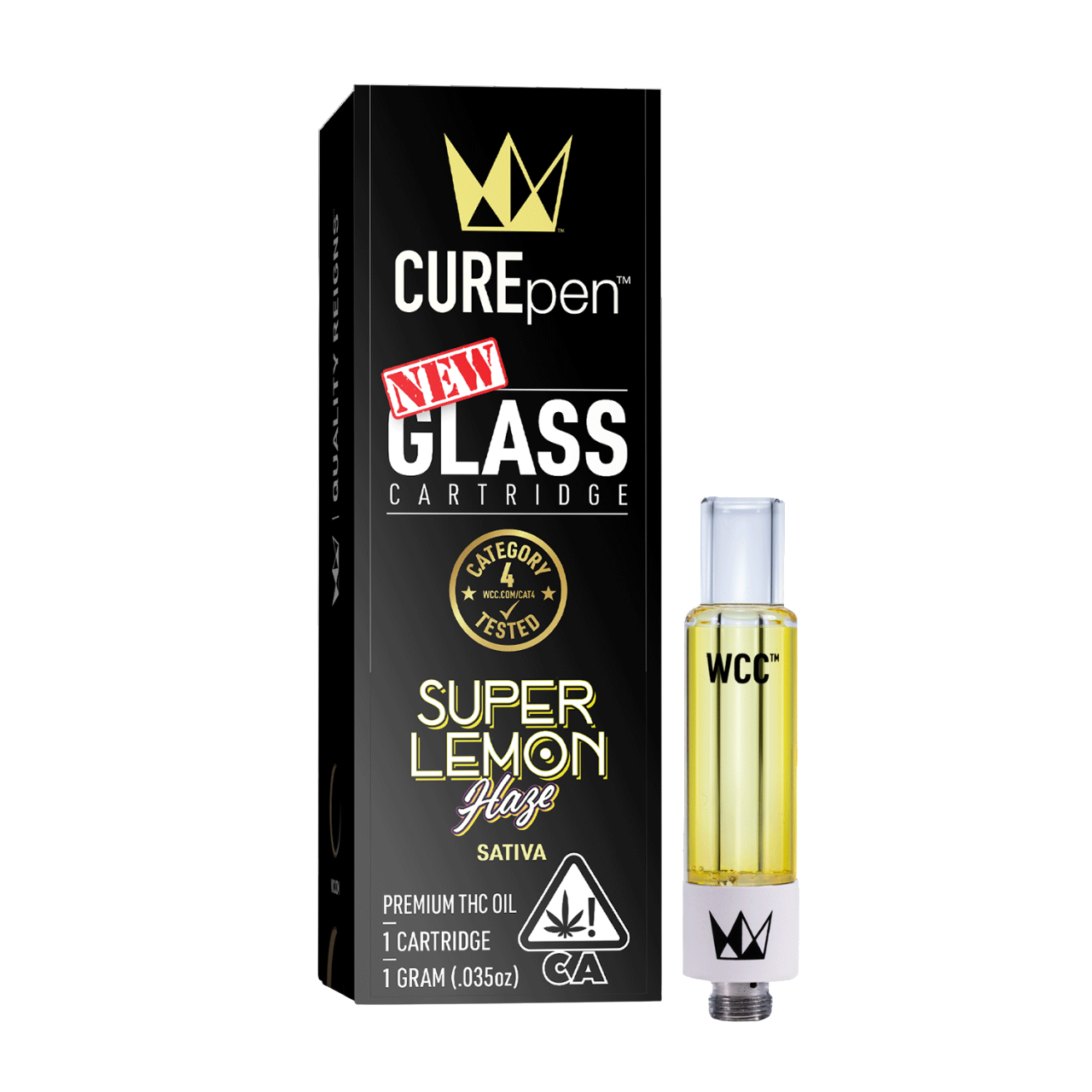 Photograph of product: SUPER LEMON HAZE 1G CARTRIDGE