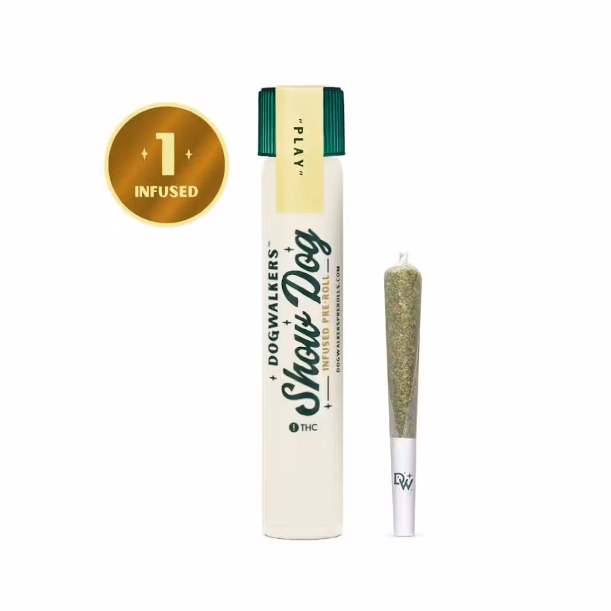 Photograph of product: Frozen Margartia 'Show Dog' Crumble Infused Pre-Roll