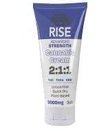Photograph of product: RISE TOPICALS ADVANCED STRENGTH CREAM 3OZ