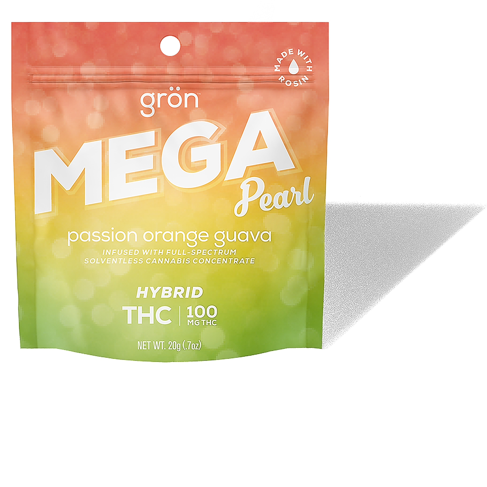 Photograph of product: Gron > Mega Pearl 100mg > TH-oui Passion Orange Guava