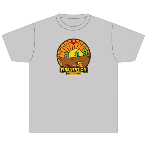 Photograph of product: TFS Apparel - Pictured Rocks Grey T-Shirt XL