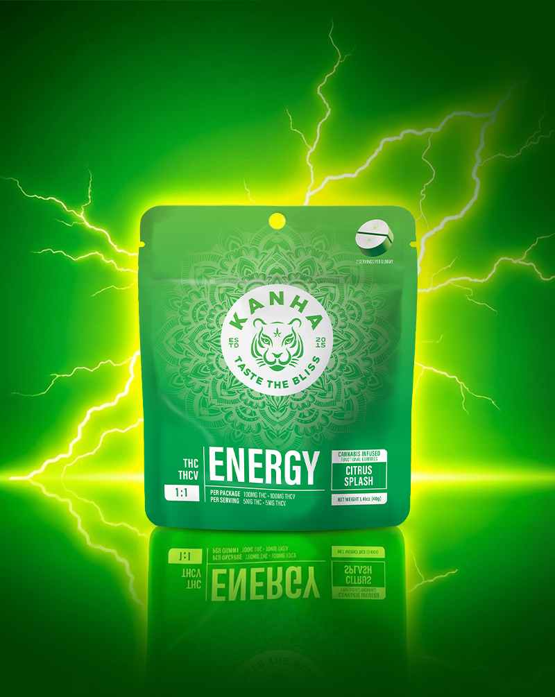 Photograph of product: FX Energy Gummies | 1:1 100mg 10pk | KANHA