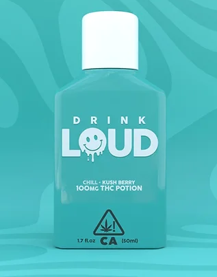 Photograph of Product: Tincture - Kush Berry CHILL Drink Loud THC Shot - 100mg