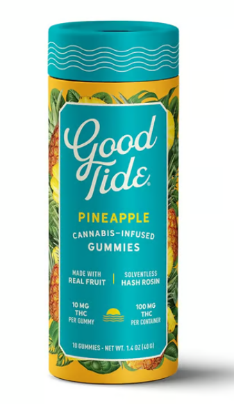 Photograph of product: Good Tide Pineapple Hash Rosin Gummies