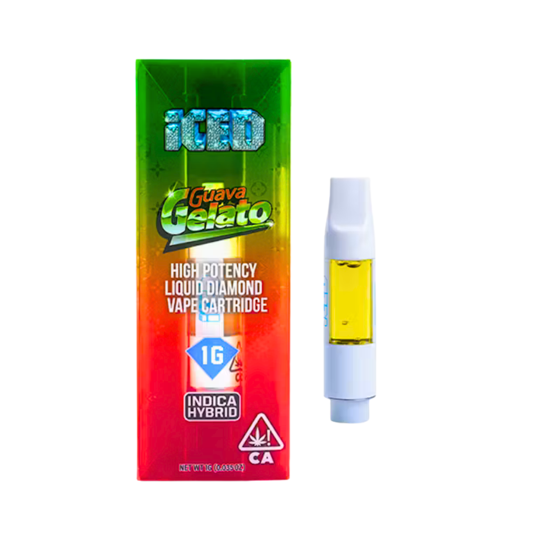 Photograph of product: GUAVA GELATO ICED LIQUID DIAMOND CARTRIDGE