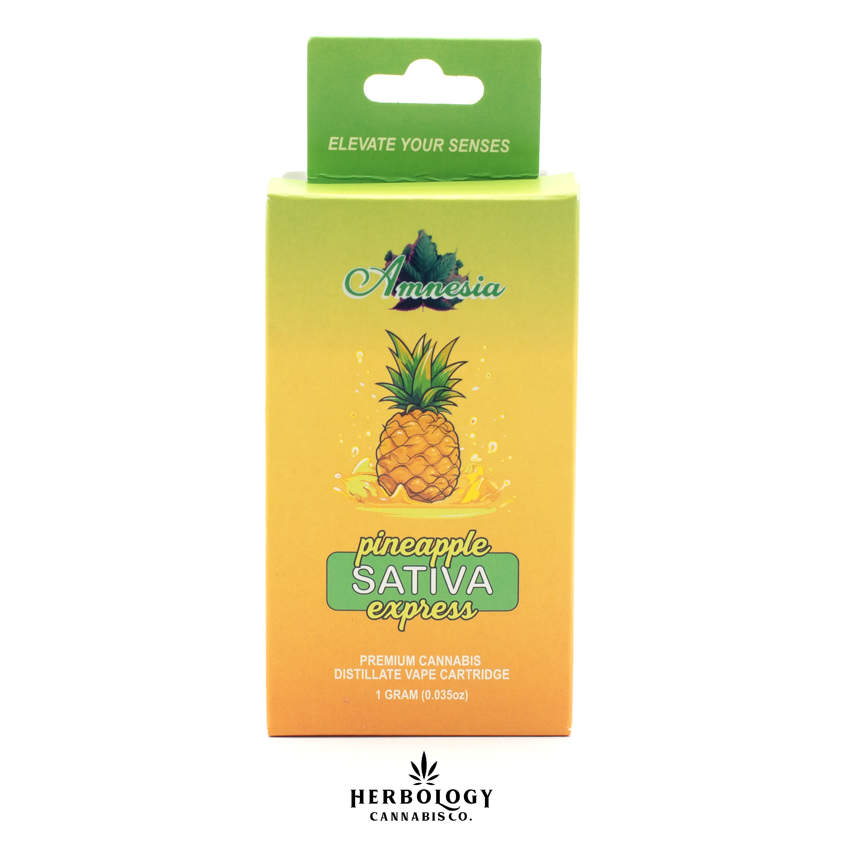 Photograph of product: Amnesia | Distillate 510 Cart | Pineapple Express