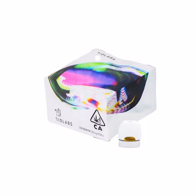 Photograph of product: Persy Rosin Pod - (.5g) -  **GARLIC COCKTAIL #7**