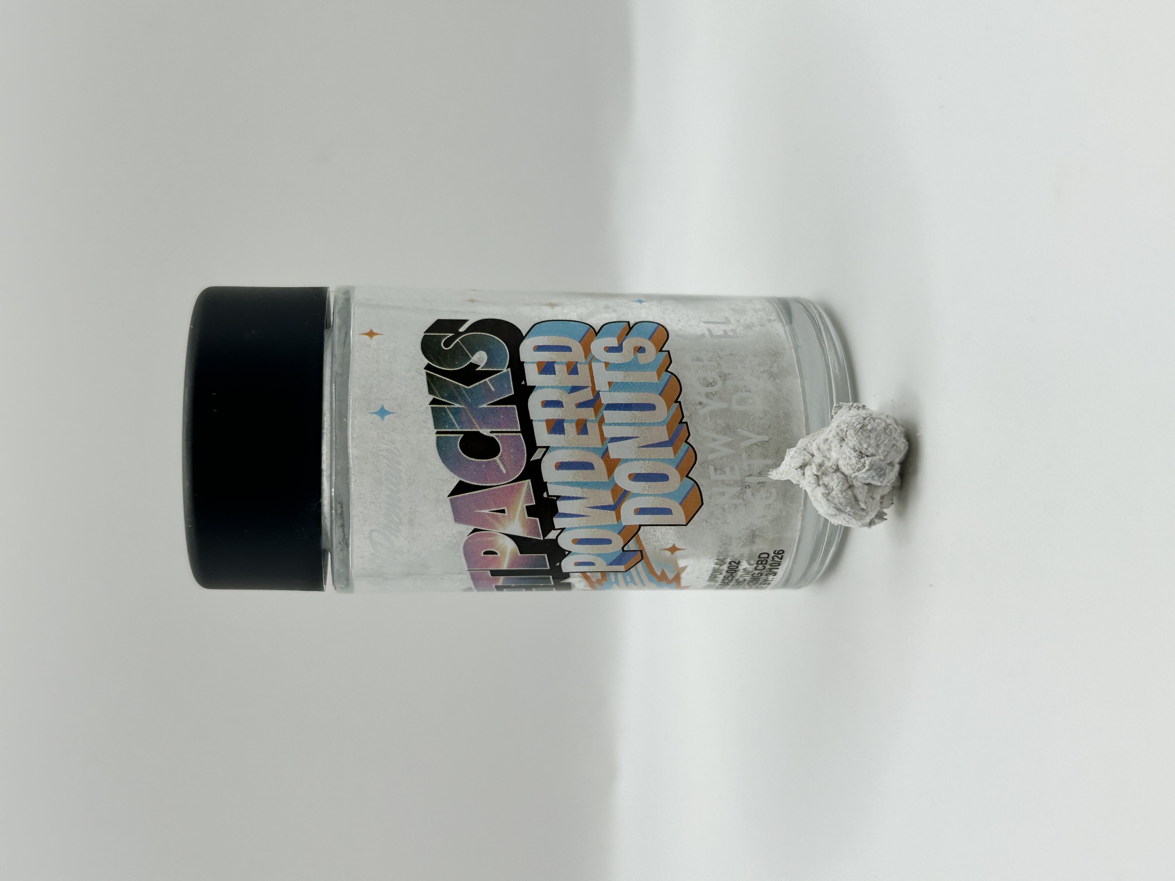 Photograph of product: Jetpacks | New York City Diesel | Powdered Donuts Infused Flower - 3.5g