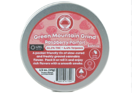 Photograph of product: Sunset Lake Oui'd | Raspberry Parfait  | Pre-Ground Flower - 14g