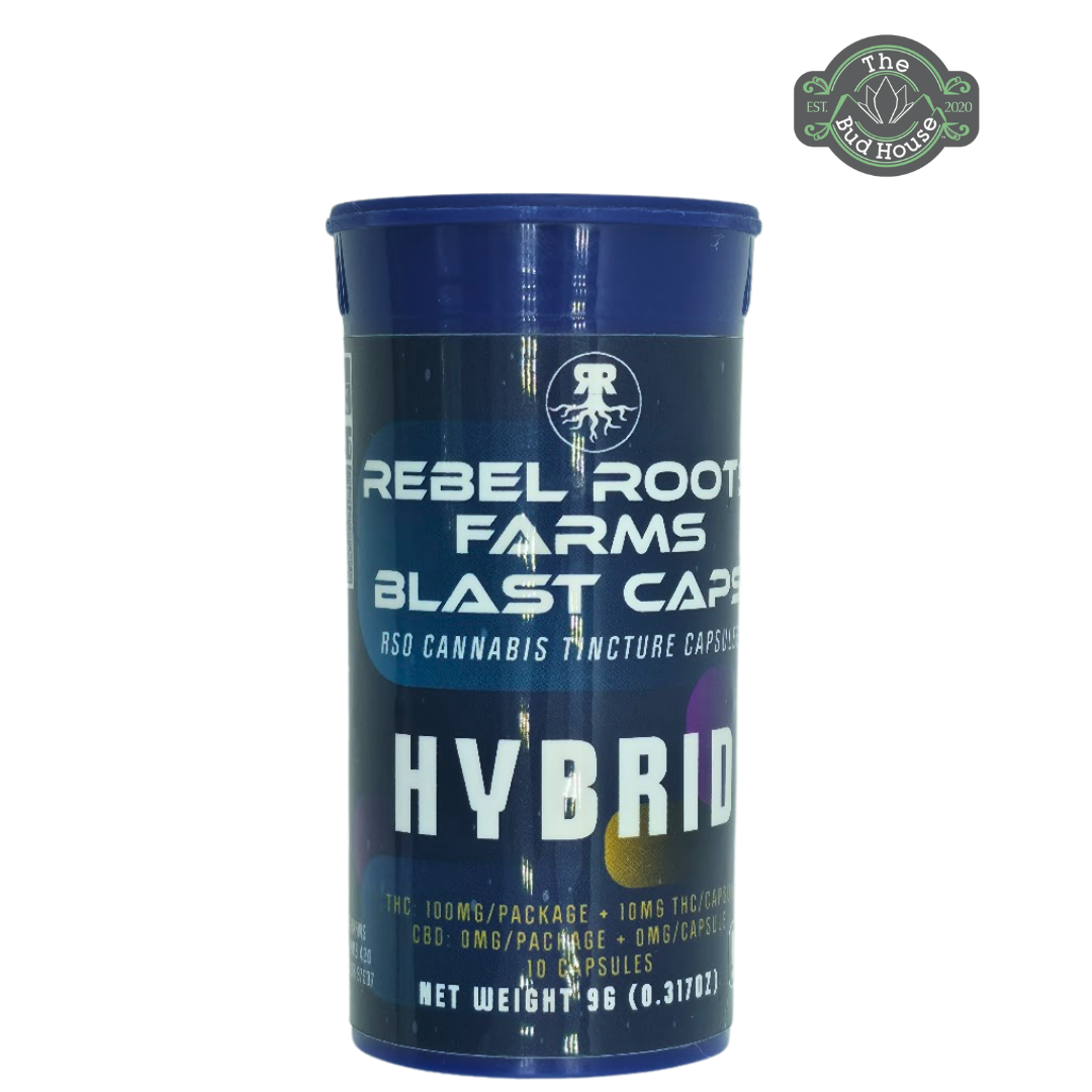 Photograph of product: Blast Caps 10pk HYBRID RSO Capsules