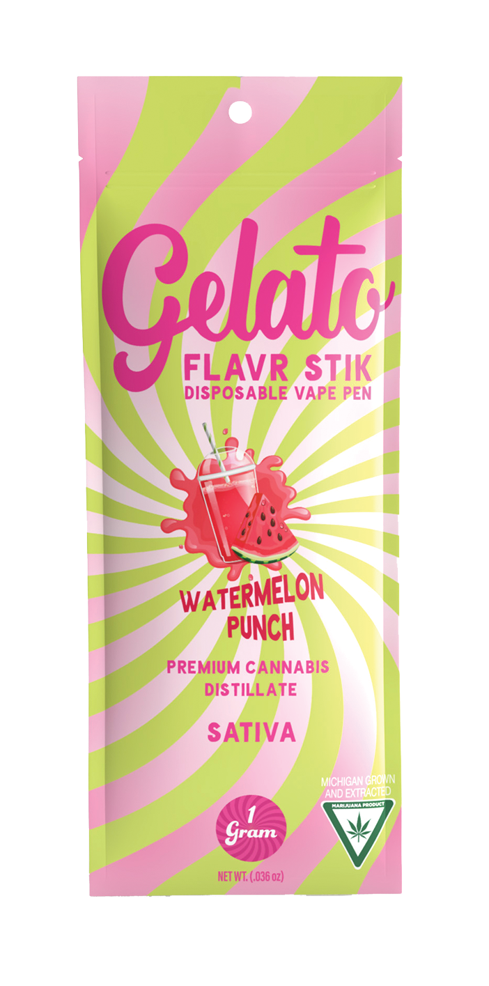 Photograph of product: Gelato Disposable - Watermelon Punch