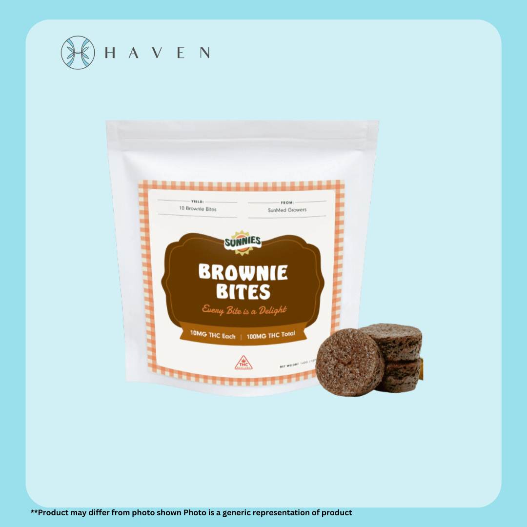 Photograph of product: 10mg Brownie Bites (10pk) | Sunnies
