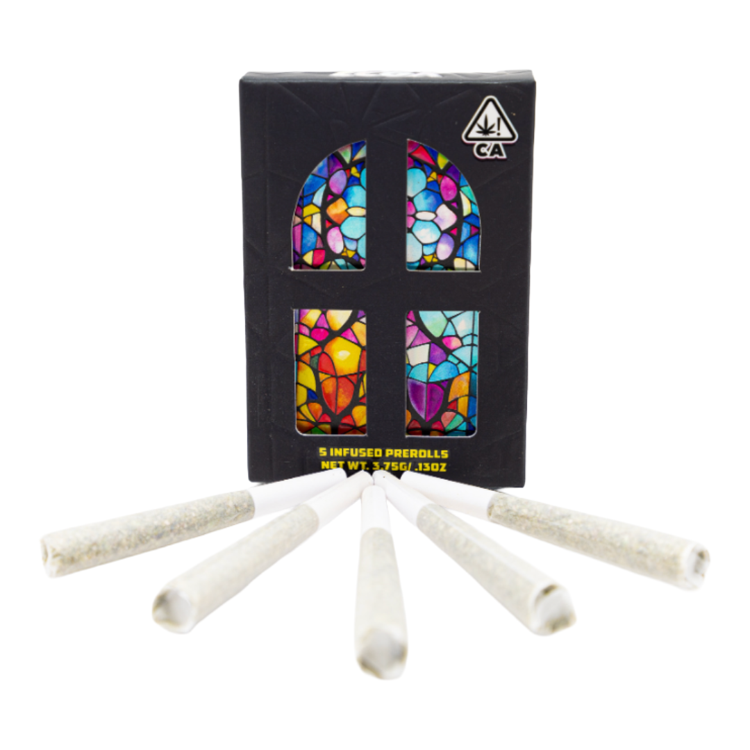 Photograph of product: HOLY WATER - HOLY SMOKES - OPAL LIVE RESIN 5 PACK 3.75G