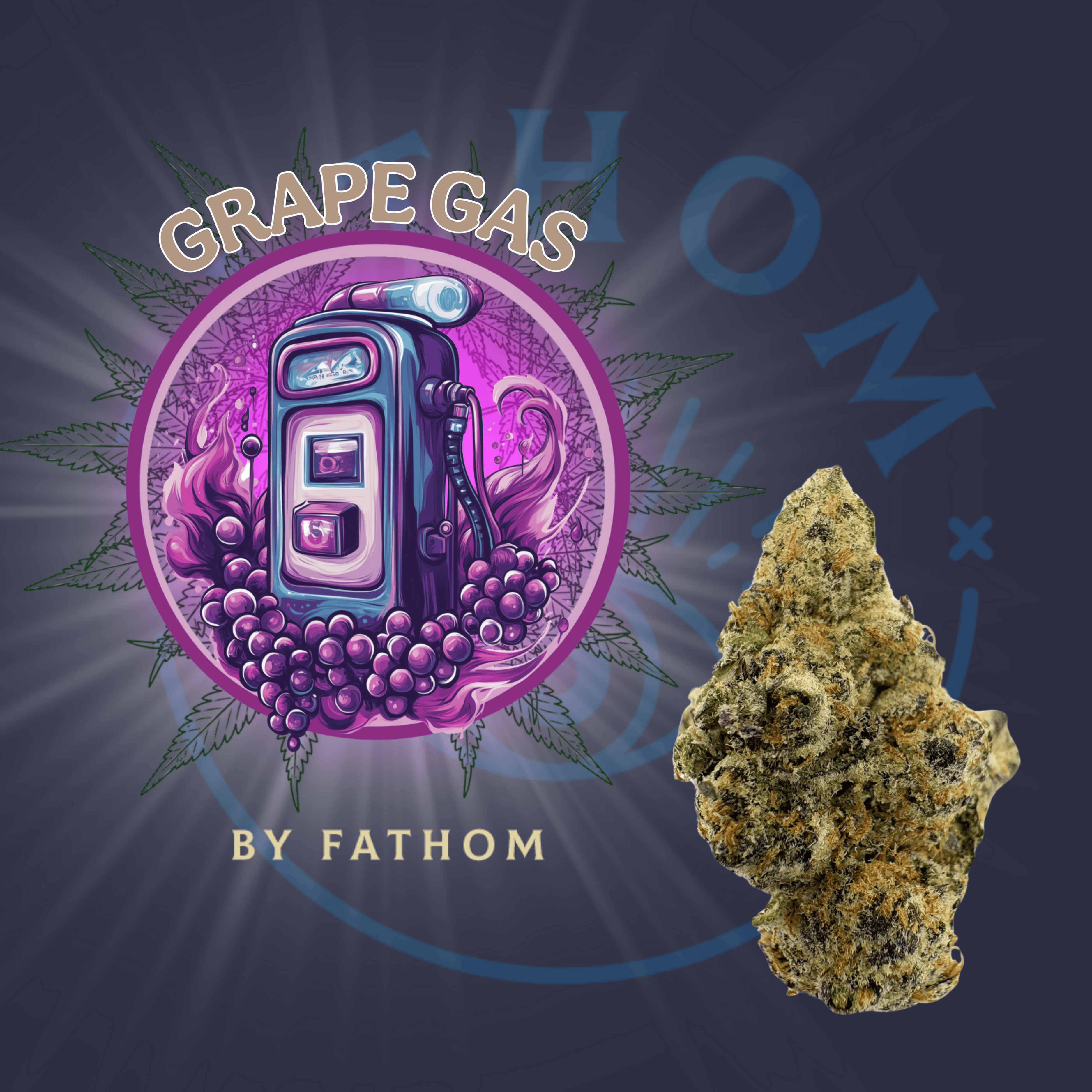 Photograph of product: Fathom Oui'd | Grape Gas Flower | 3.5g
