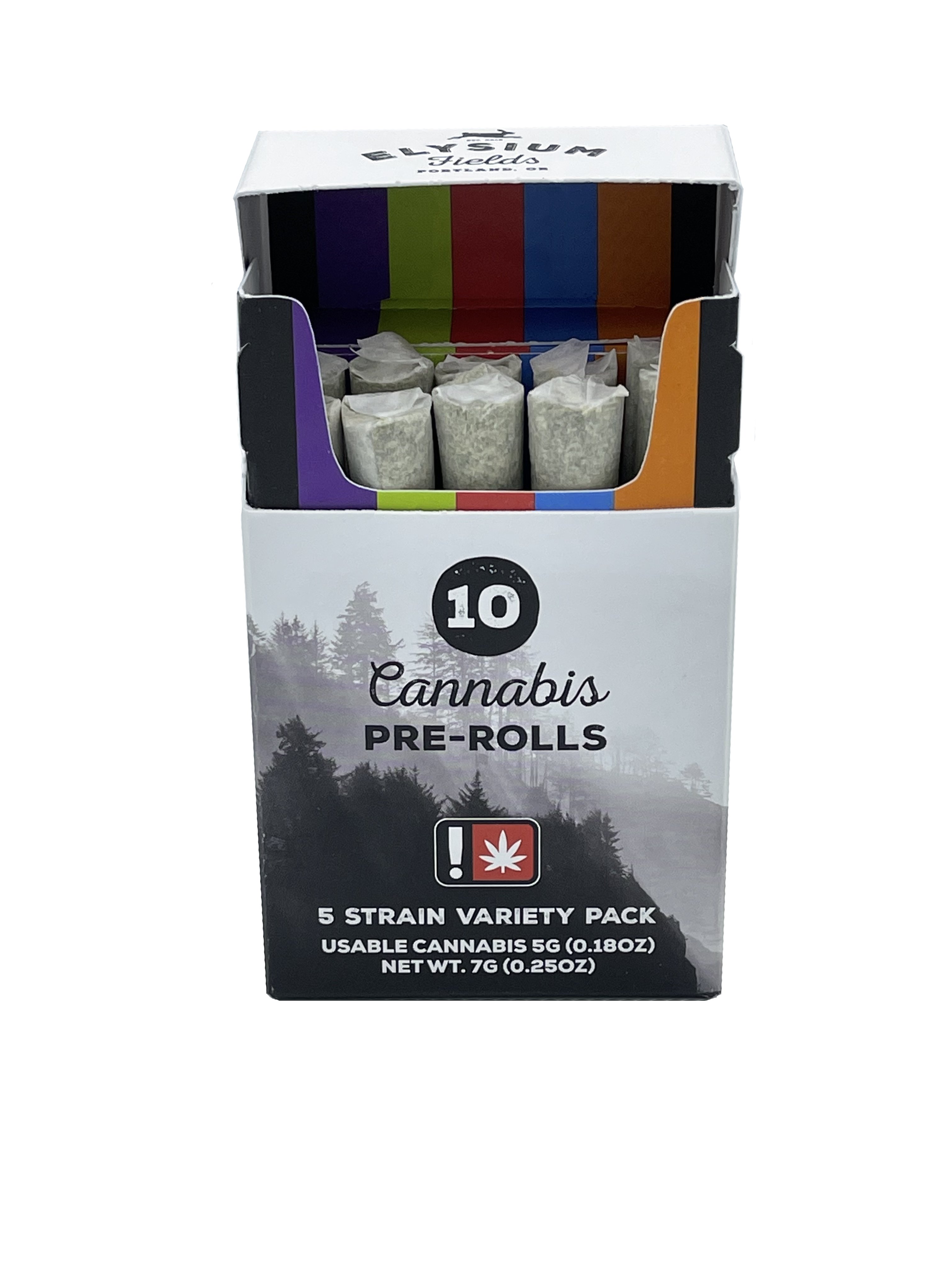 Photograph of product: 5 starin Variety ( V1-V7) Pre-Roll Pack