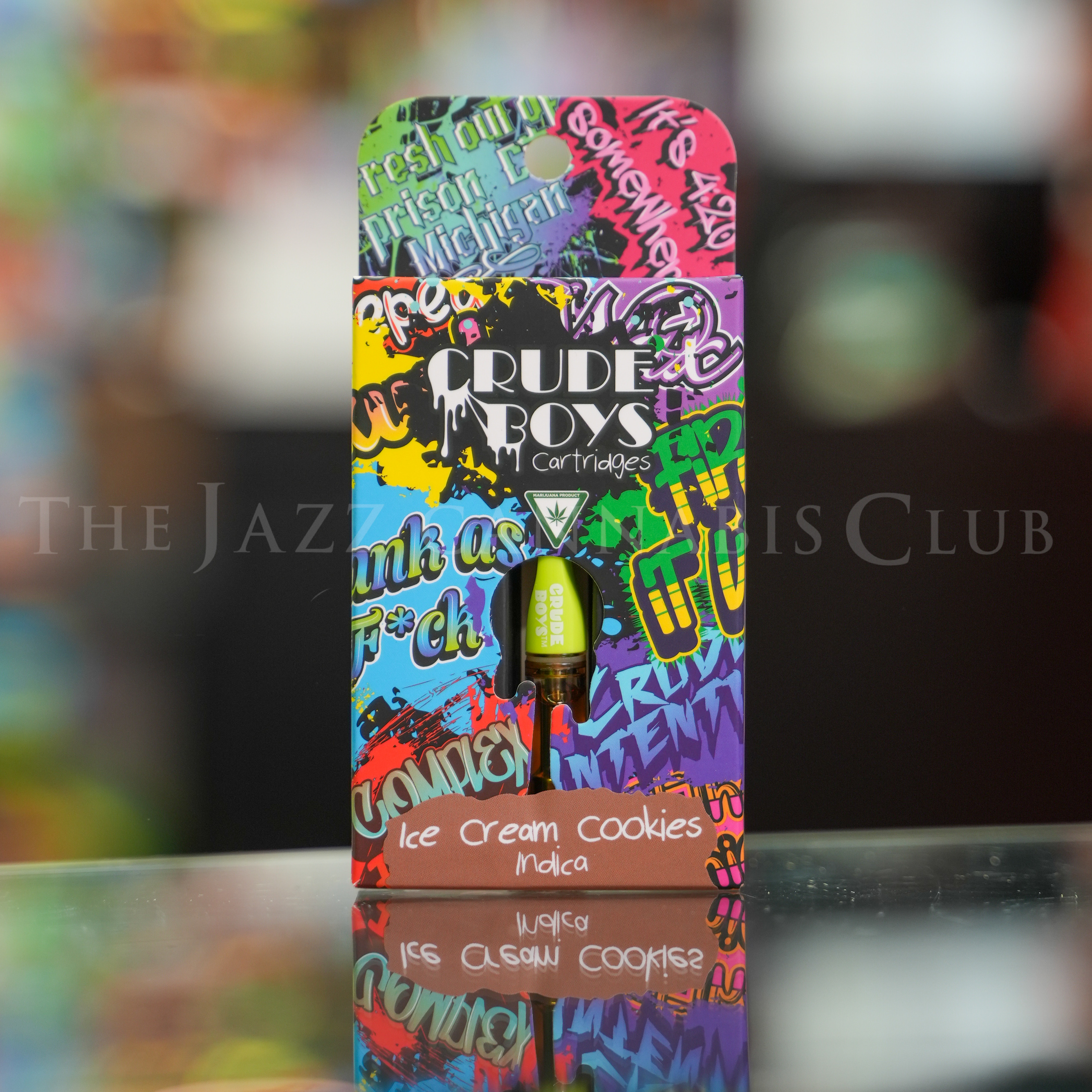 Photograph of product: Crude Boys - Ice Cream Cookies Vape Cart