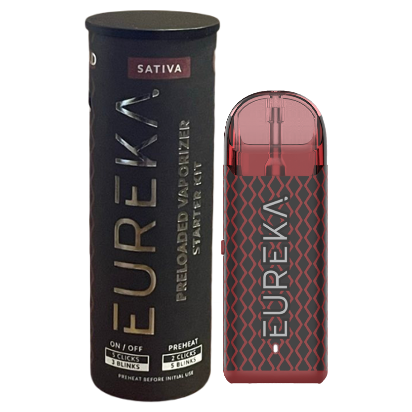 Photograph of product: Eureka Preload Classic - Mango Haze - 1g - Starter Kit with Battery