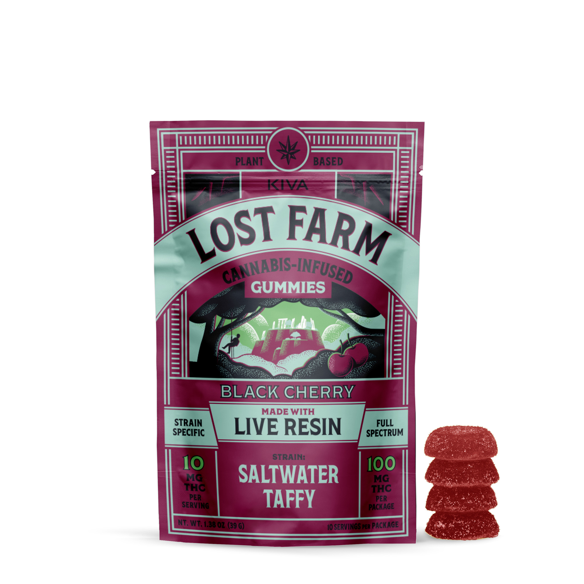 Photograph of product: Blackcherry x Saltwater Taffy | Live Resin | Edible | 100mg (I)