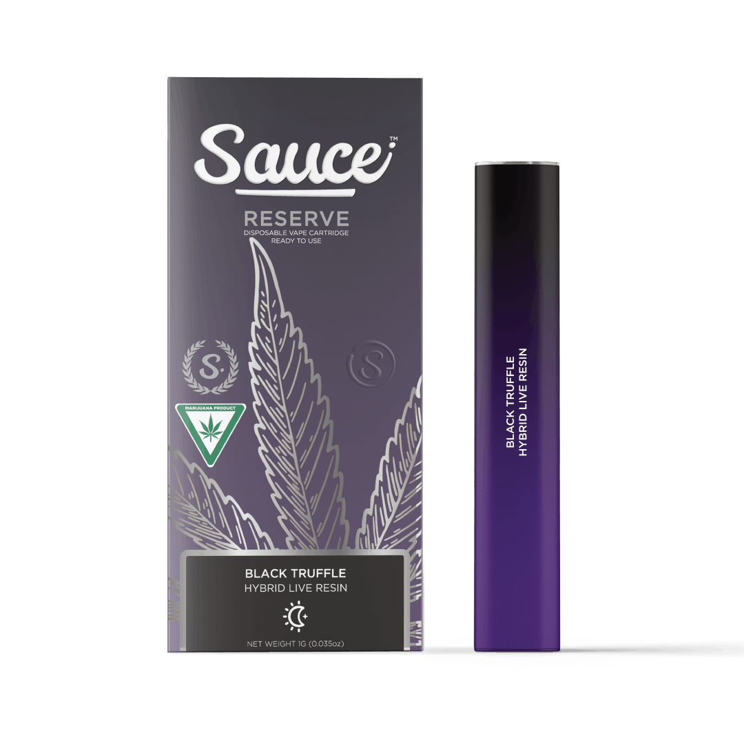 Photograph of product: SAUCE RESERVE | BLACK TRUFFLE - LIVE RESIN HYBRID