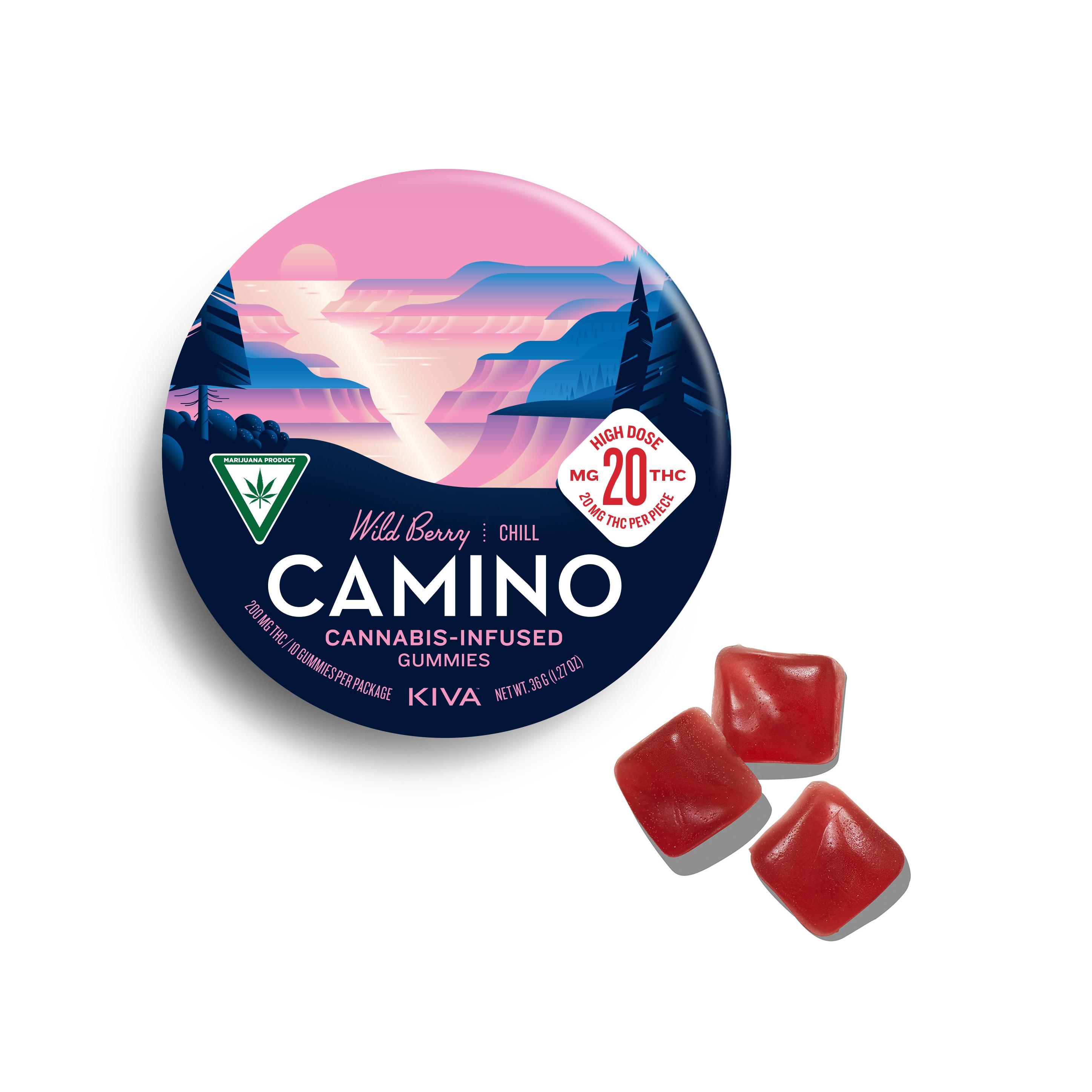 Photograph of Product: Camino | Wild Berry Gummies | 10x20mg | 200mg
