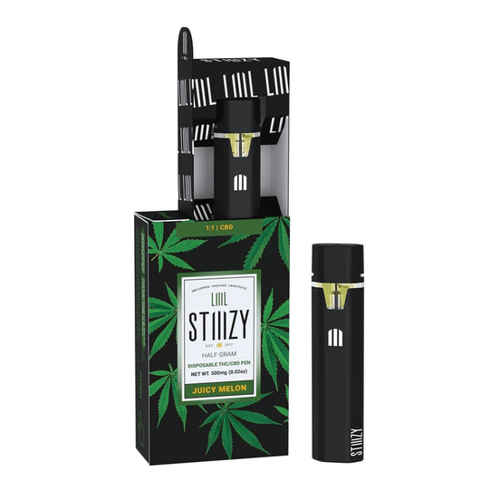Photograph of product: STIIIZY - LIIIL - .5G DISPOSABLE - 1:1 CBD JUICY MELON - 