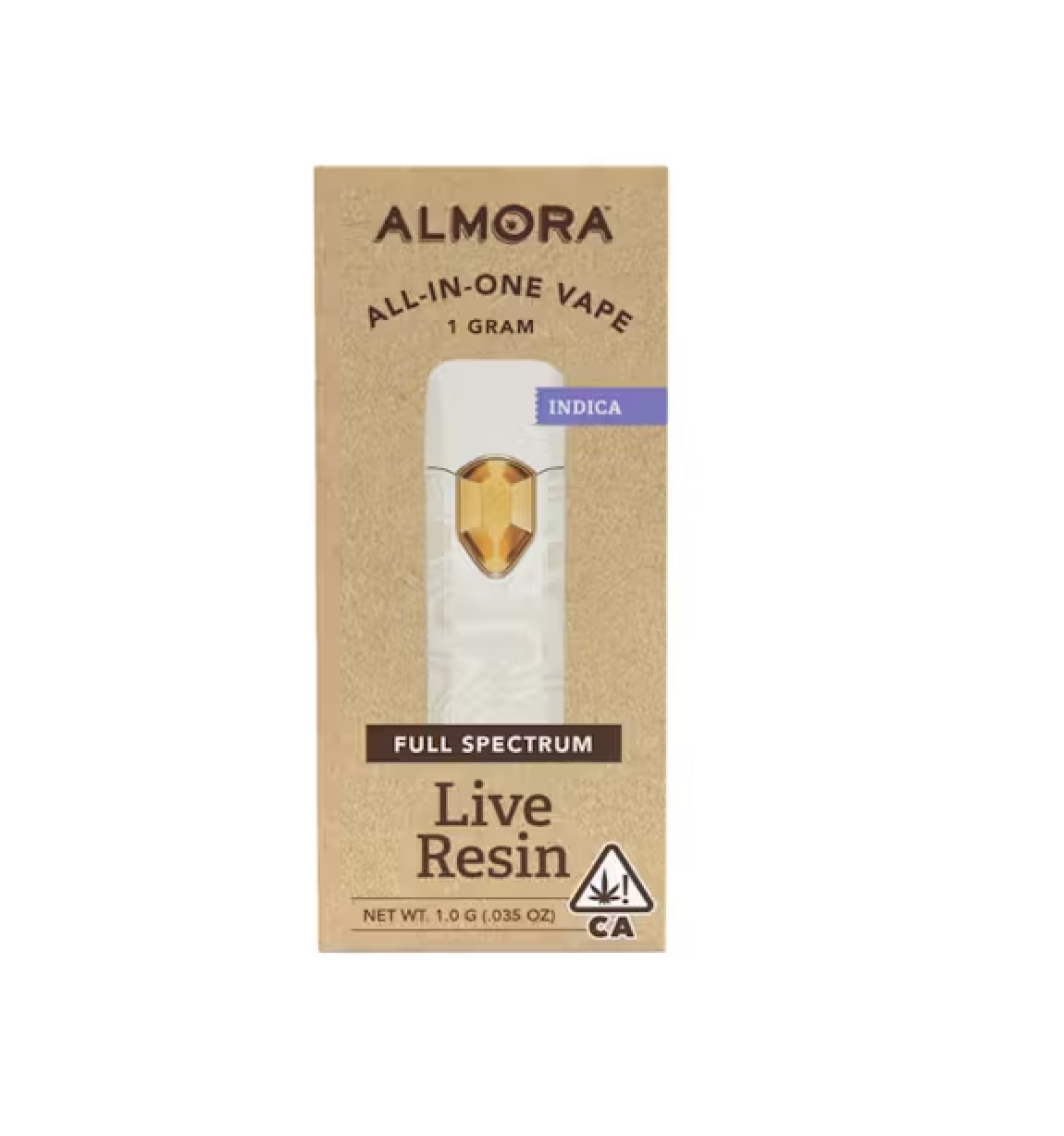 Photograph of product: Almora Live Resin AIO 1g - Rosemary Garlic (I)
