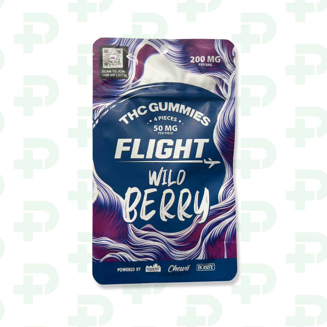Photograph of product: Flight Gummies 200mg - Wild Berry