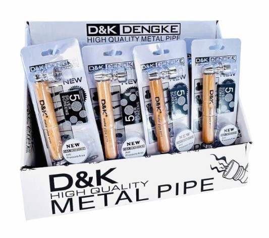 Photograph of product: D&K | Wooden Design | Hand Pipe with Screens | 3"