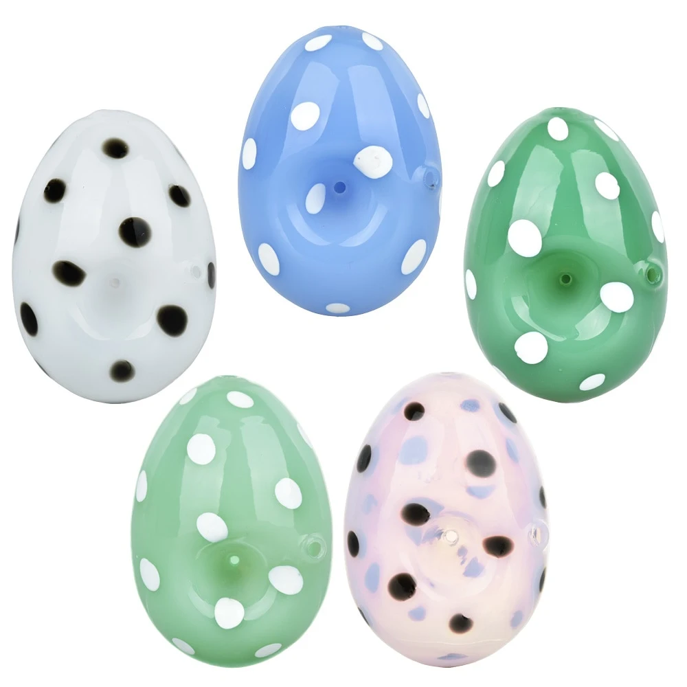 Photograph of product: Dino Egg Glass Pipe