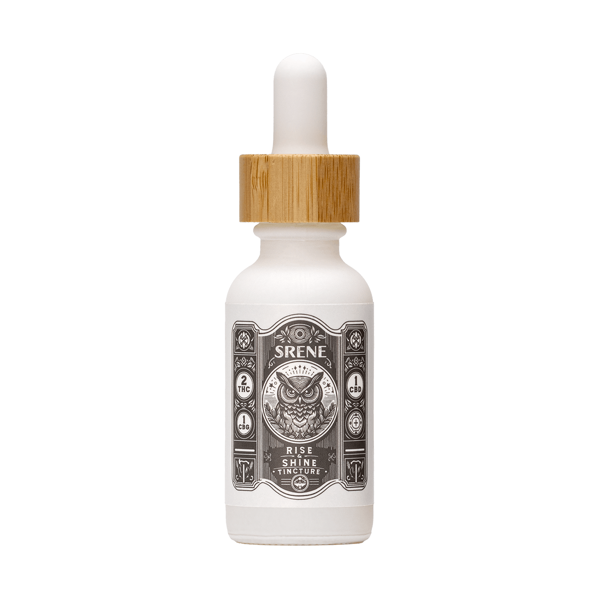 Photograph of product: Srene | Rest and Recharge 4:1:1 CBN/TH-oui/CBD/CBG (H) 100mg Tincture