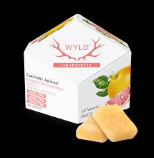 Photograph of product: Wyld | Gummies | Grapefruit | CBG:CBC:TH-oui | 100mg