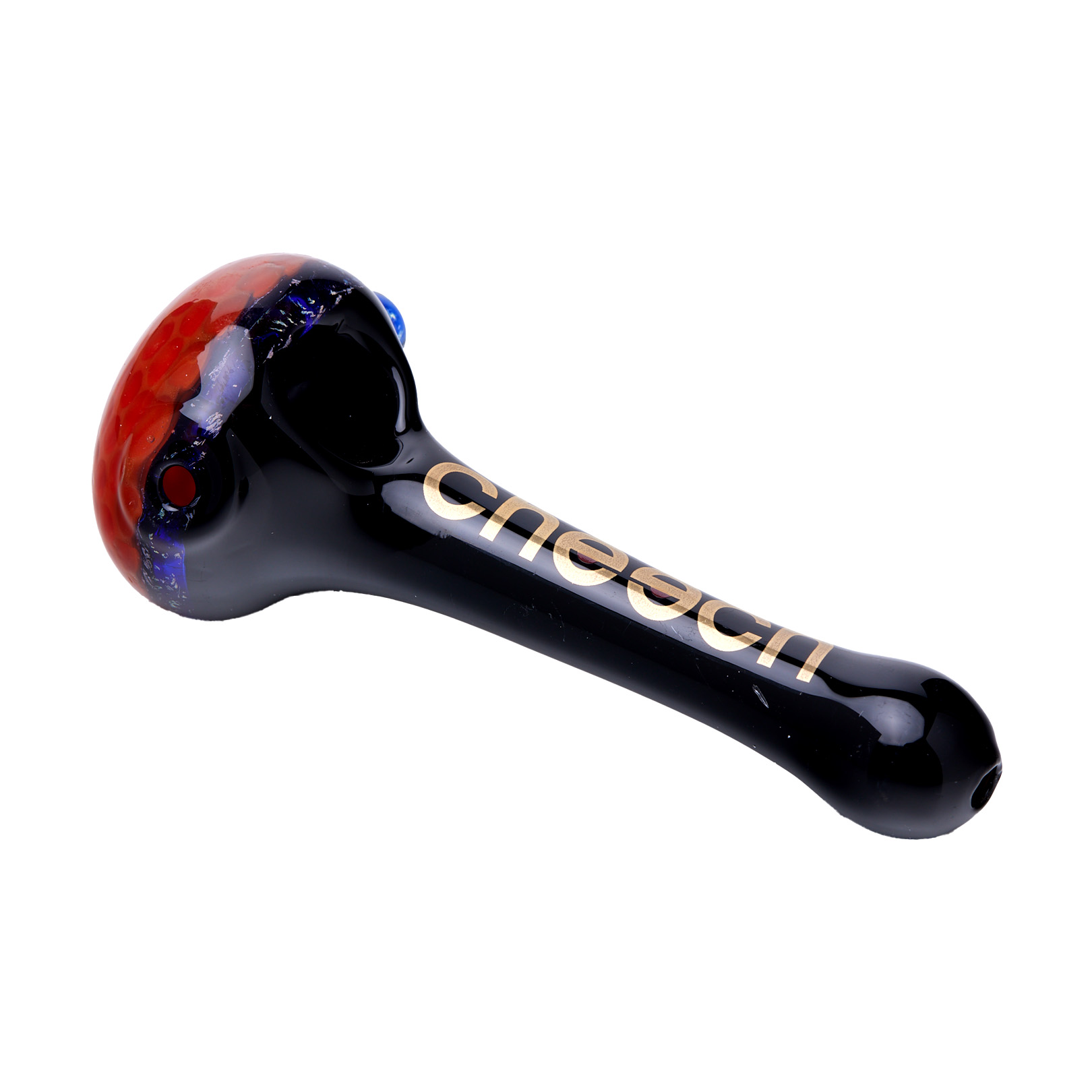 Photograph of product: Cheech | Honeycomb Spoon Pipe | Red | 4.5"