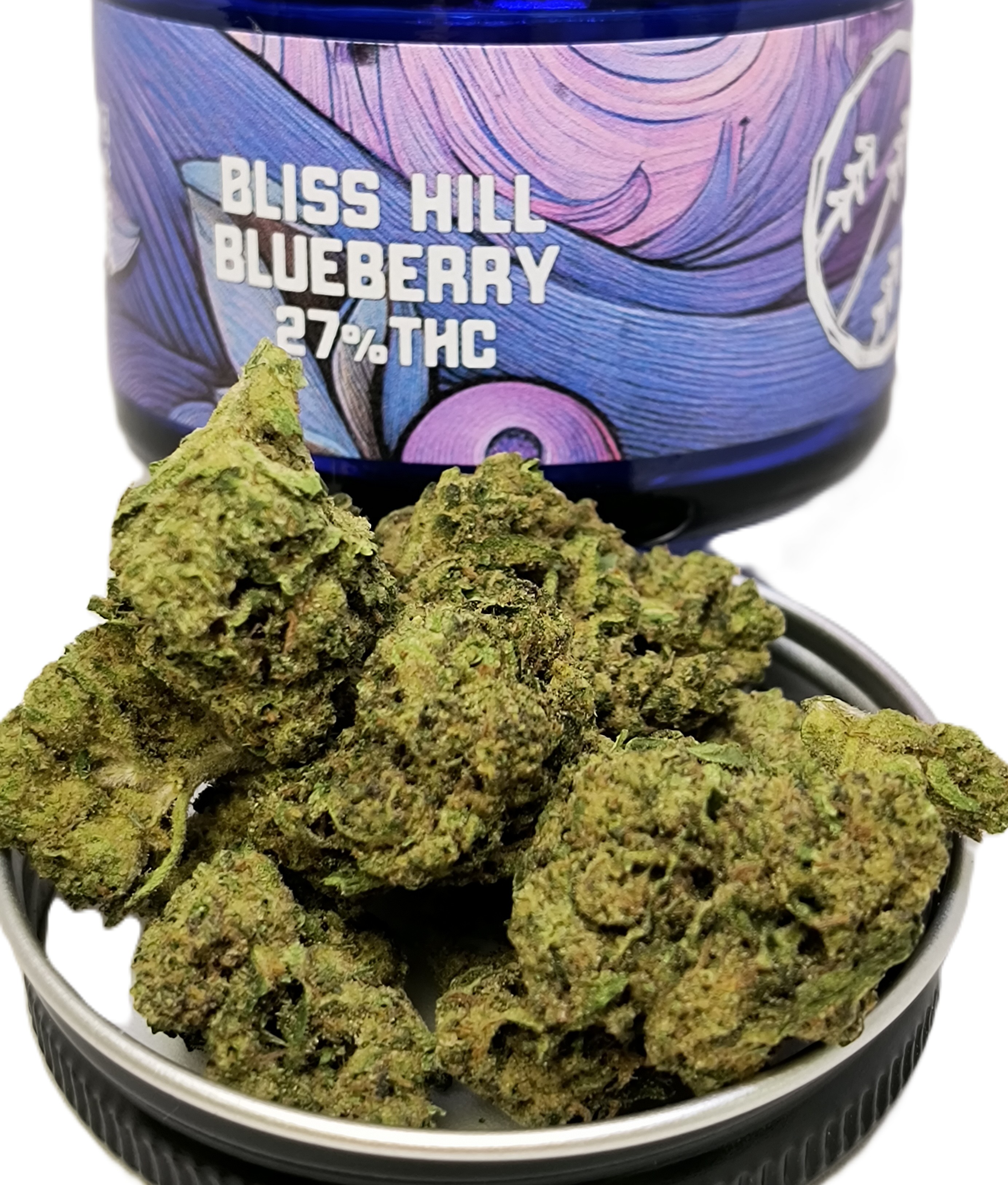 Photograph of product: Bliss Hill Blueberry Jar | Treetop Alliance - 4g