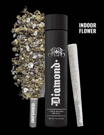 Photograph of product: Heavy Hitters | Super Jack | Live Diamonds | Infused Pre-roll