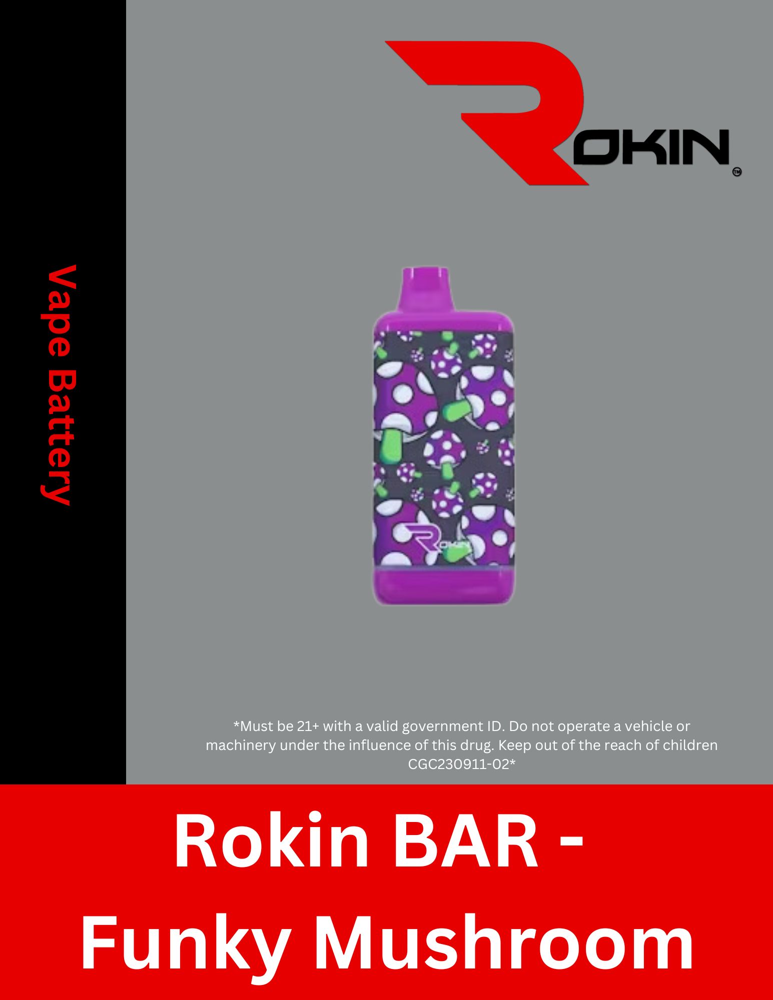 Photograph of product: BAR - Funky Mushrooms